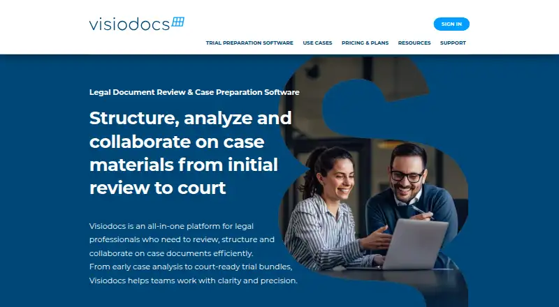 Visiodocs's website