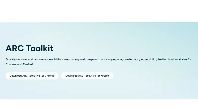 The ARC Toolkit homepage