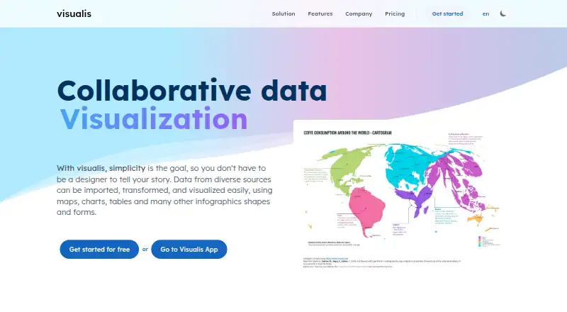 Visualis's website