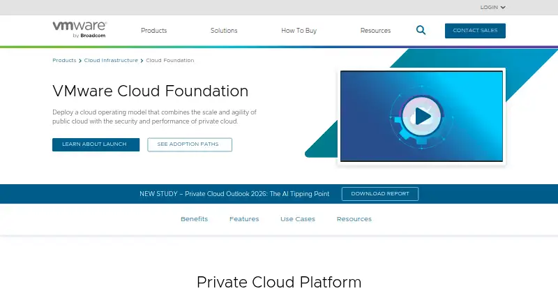VMware Cloud Foundation Operations's website