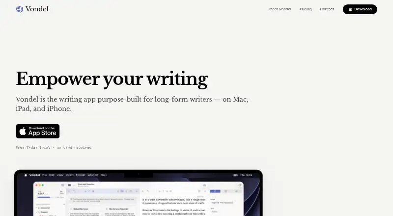 The Vondel homepage
