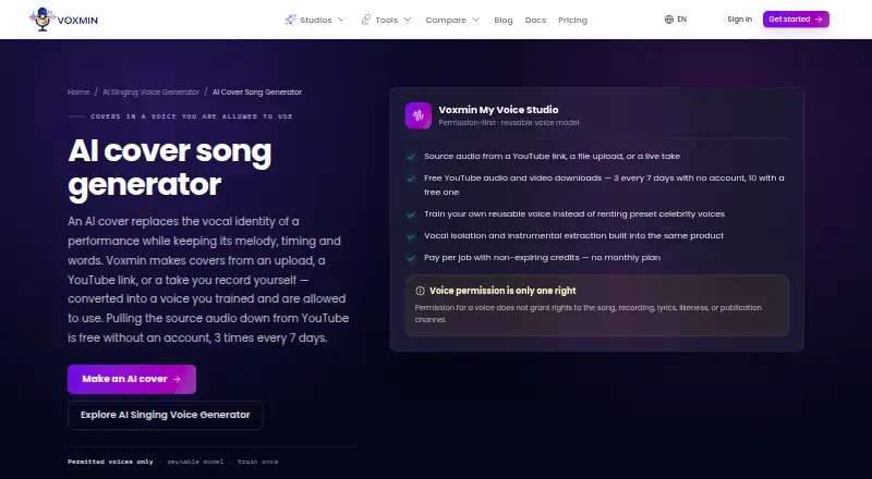 Voxmin's website
