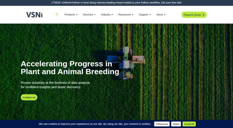 Genstat's website