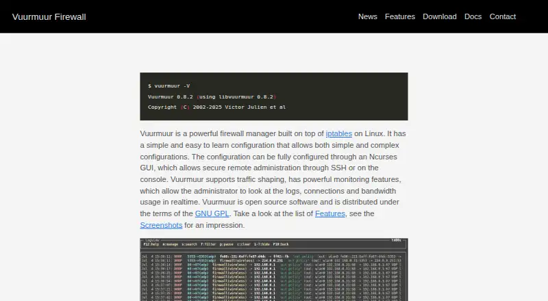 Vuurmuur's website