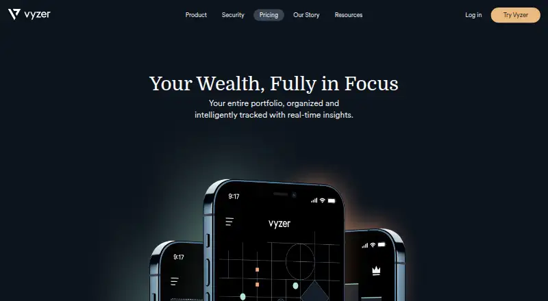 Vyzer's website