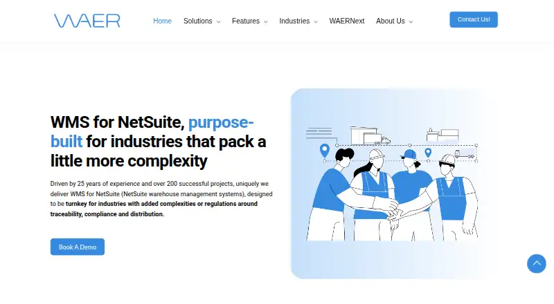 The WAERlinx homepage