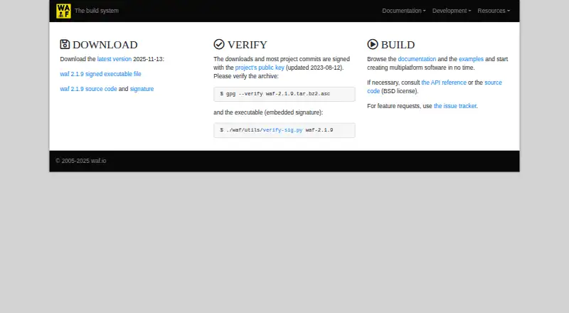 Waf's website