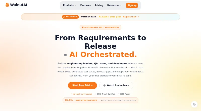 WalnutAI's website