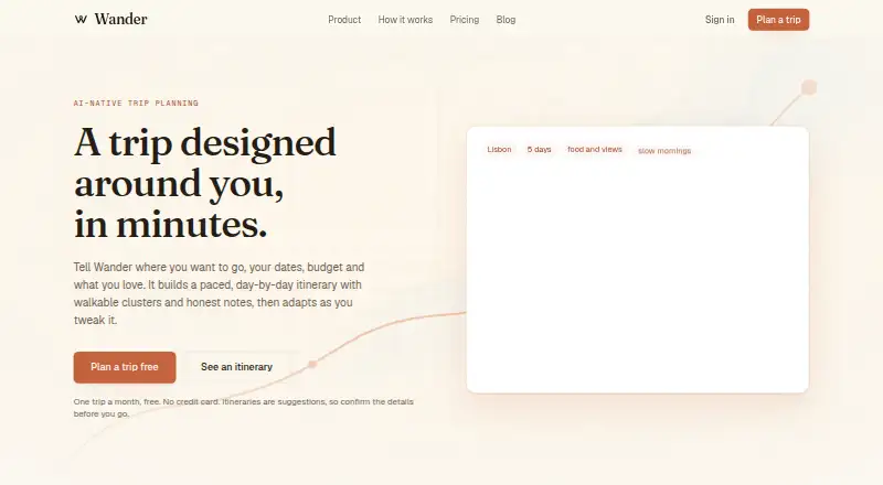 Wander's website
