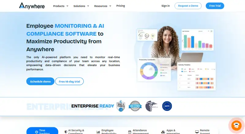 wAnywhere's website