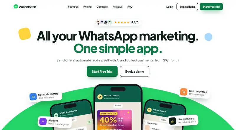 Waomate's website
