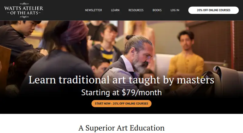 Watts Atelier's website