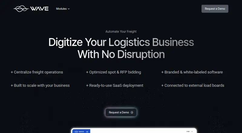 WaveTMS's website