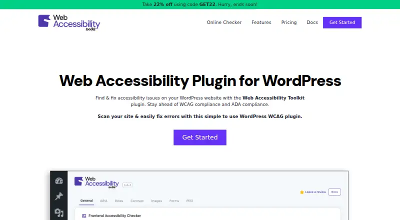 Web Accessibility Toolkit's website