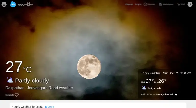 Weawow's website