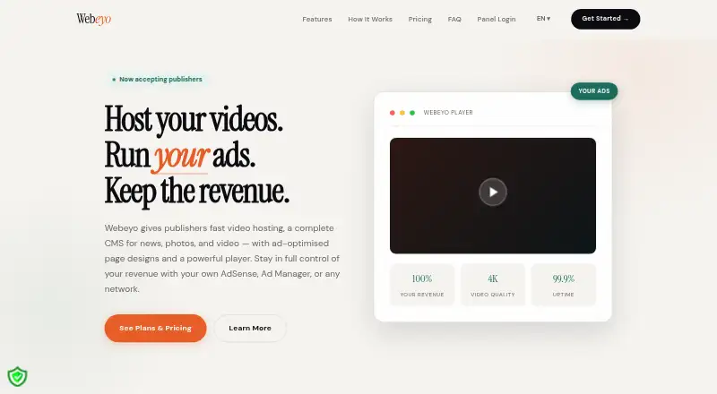 Webeyo's website