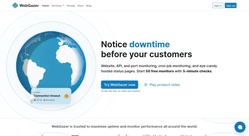 The WebGazer homepage