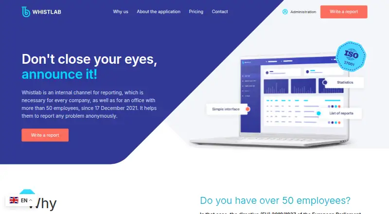 Whistlab's website