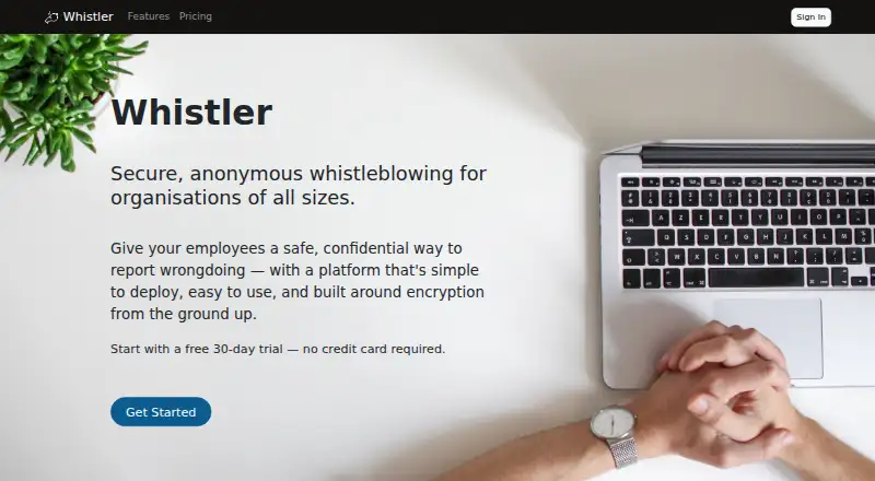 Whistler's website