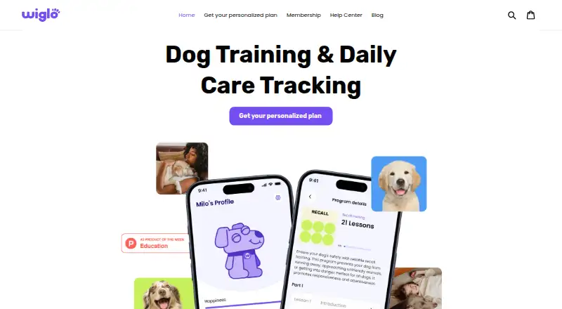 Wiglo's website