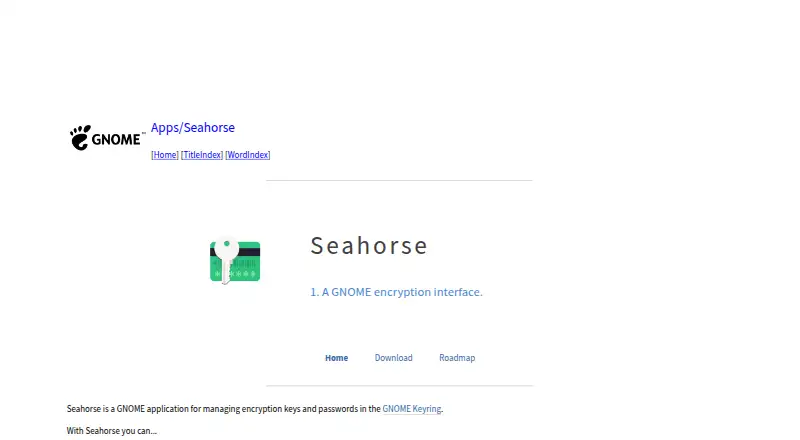 Seahorse's website