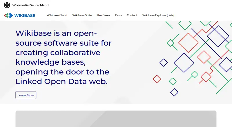 Wikibase's website