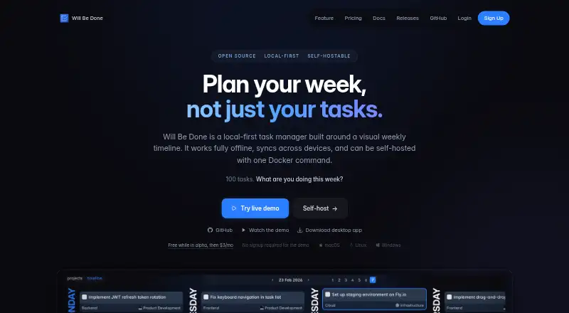 Will Be Done's website