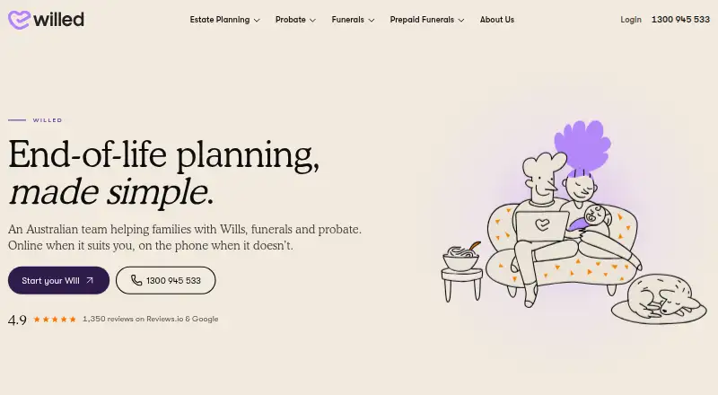 Willed's website