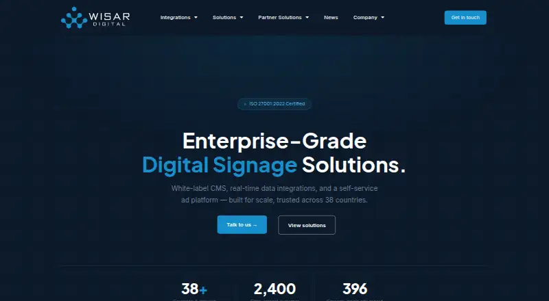 Wisar Digital's website