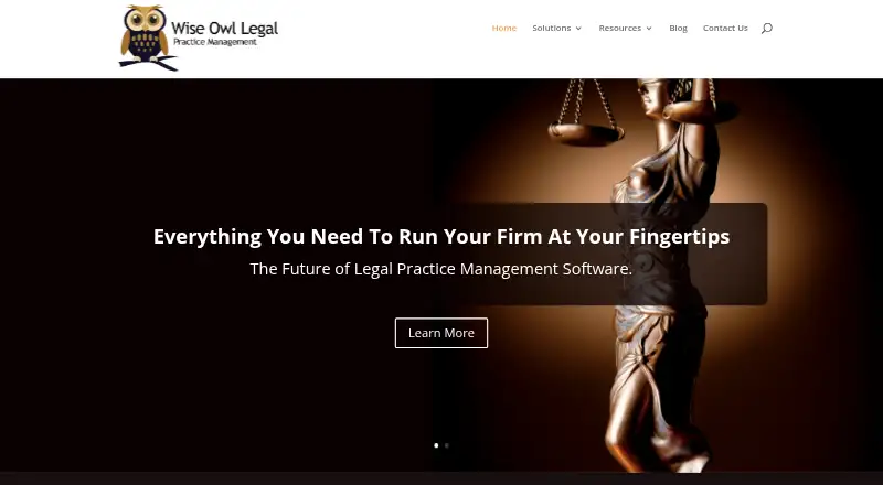 The Wise Owl Legal homepage