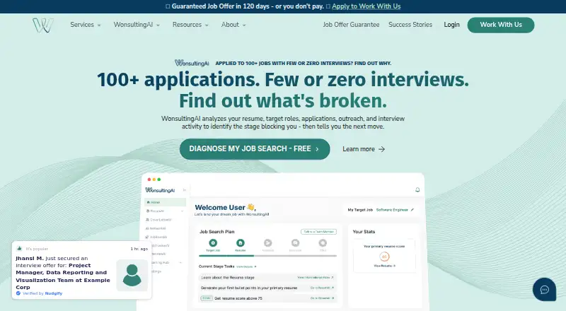 WonsultingAI's website