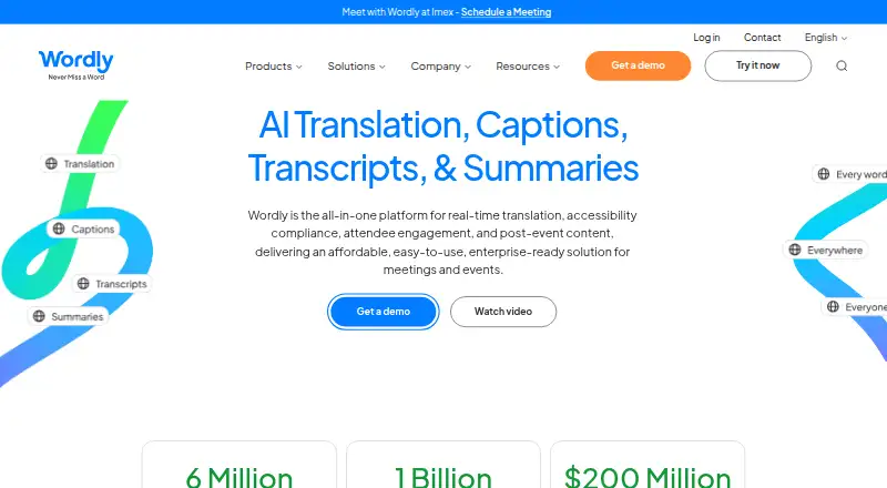 Wordly's website