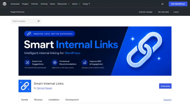 Smart Internal Links's website