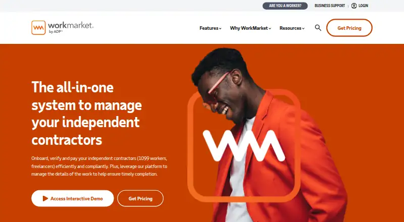 WorkMarket's website