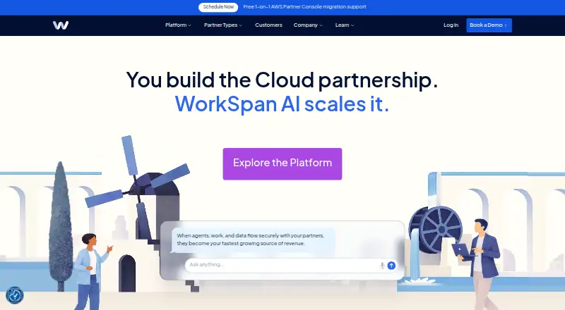 WorkSpan Ecosystem Cloud's website