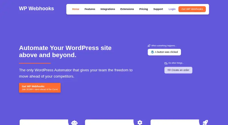 WP Webhooks's website