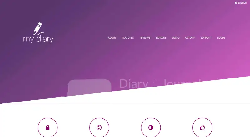 WriteDiary's website