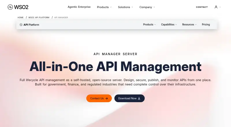 WSO2 API Manager's website