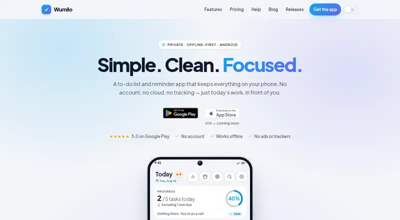 Wumilo's website