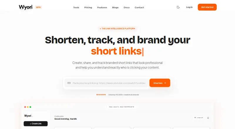 Wyori's website
