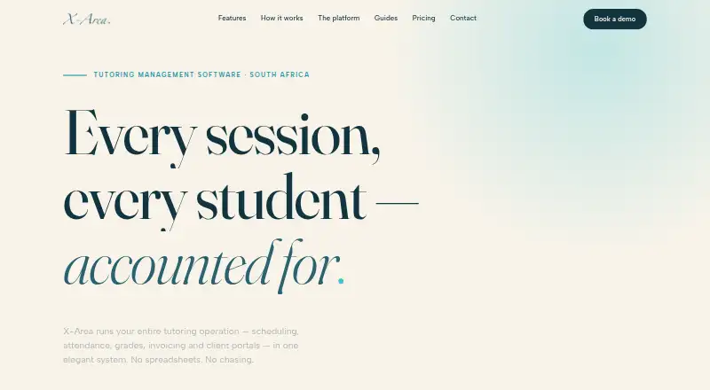 X-Area's website
