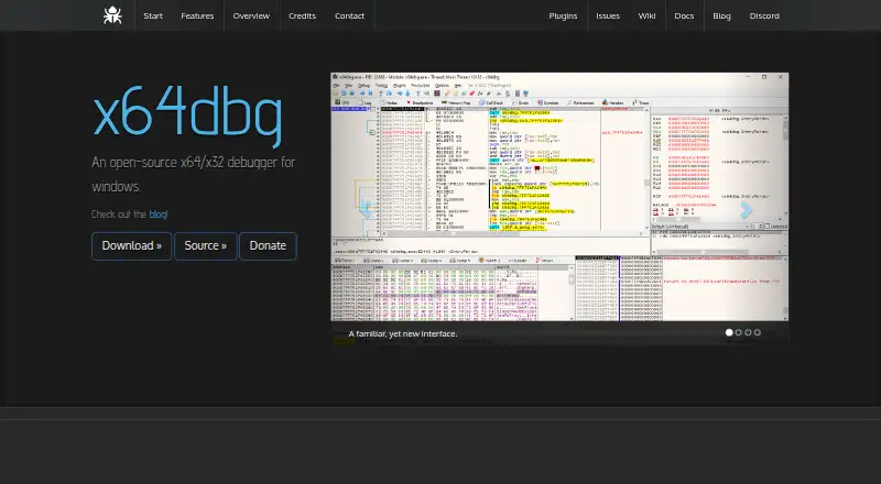 x64dbg's website