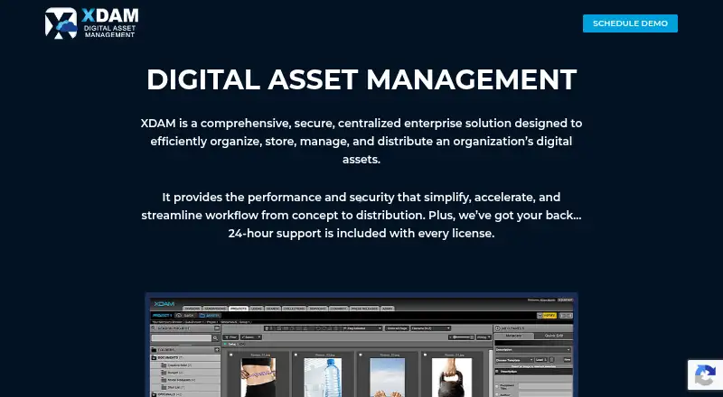 The XDAM homepage