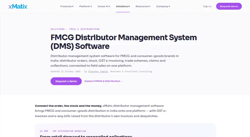 xMatix DMS's website
