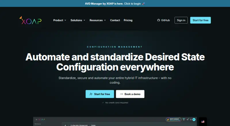 config.XO's website