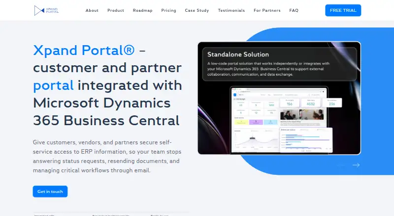 Xpand Portal's website
