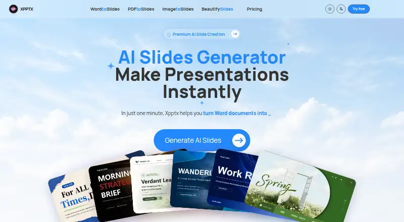 The Xpptx homepage