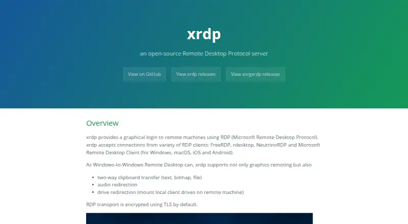 xrdp's website
