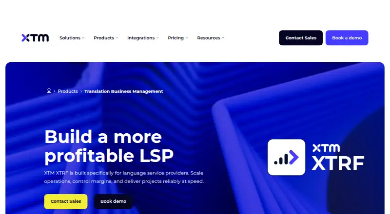 XTRF's website