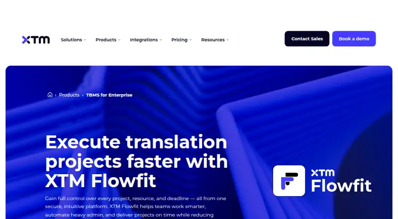 FlowFit by XTM's website